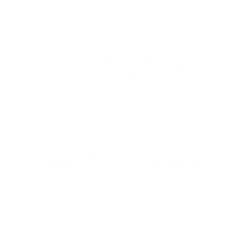ordi contour blanc logo logiciel